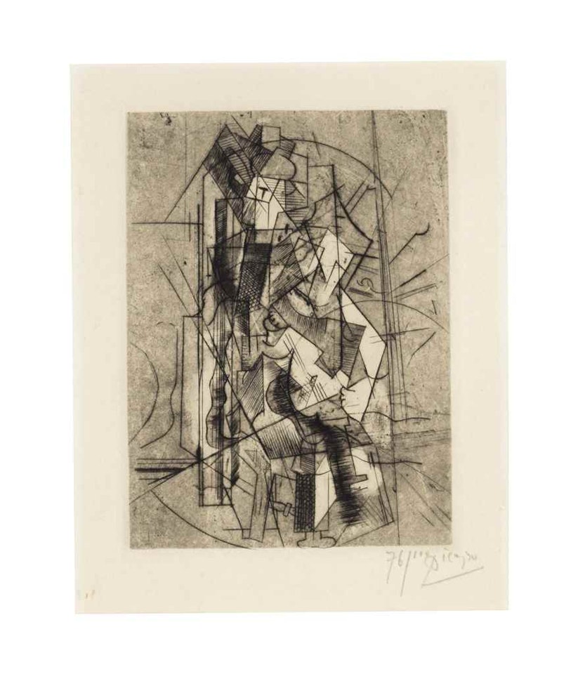 L’homme à la guitare by Pablo Picasso