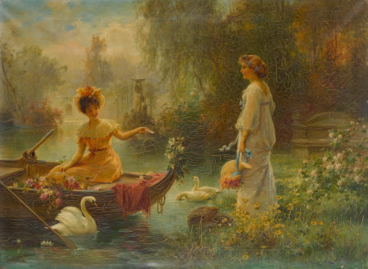 Mail from across the pond by Hans Zatzka