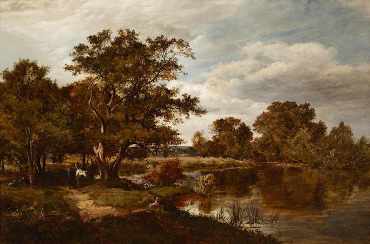On the river Mole by Sidney Richard Percy