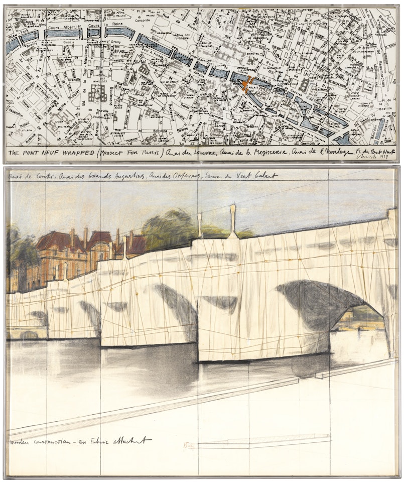 THE PONT NEUF, WRAPPED (PROJECT FOR PARIS) by Christo