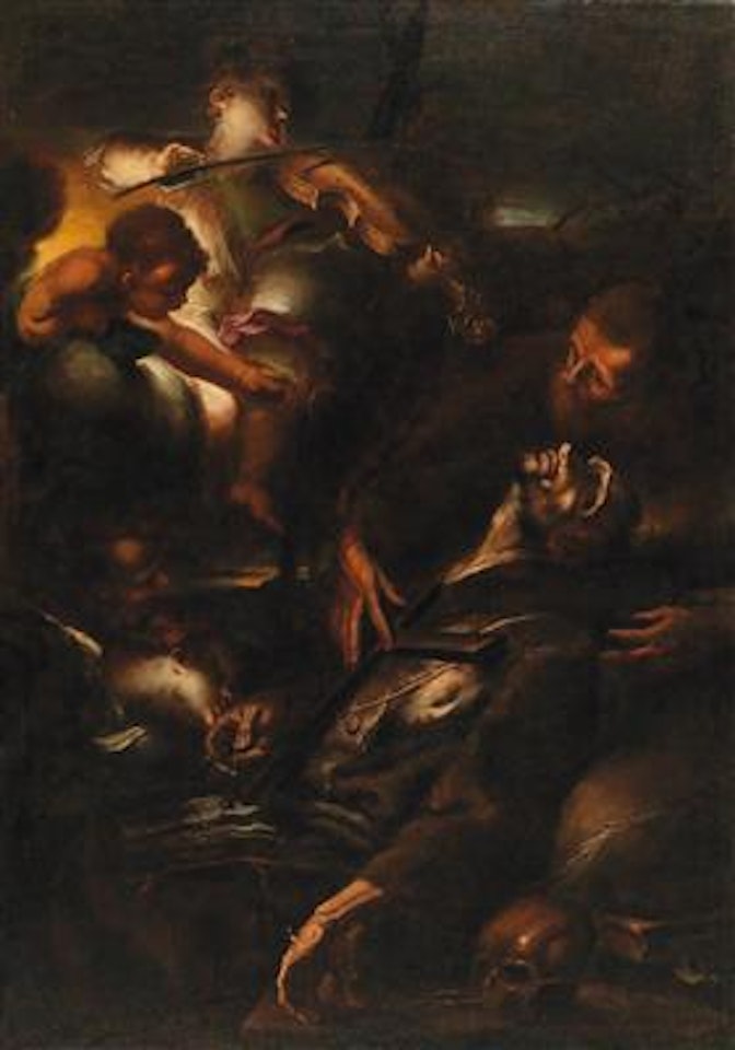 Saint Francis in Ecstasy by Alessandro Magnasco
