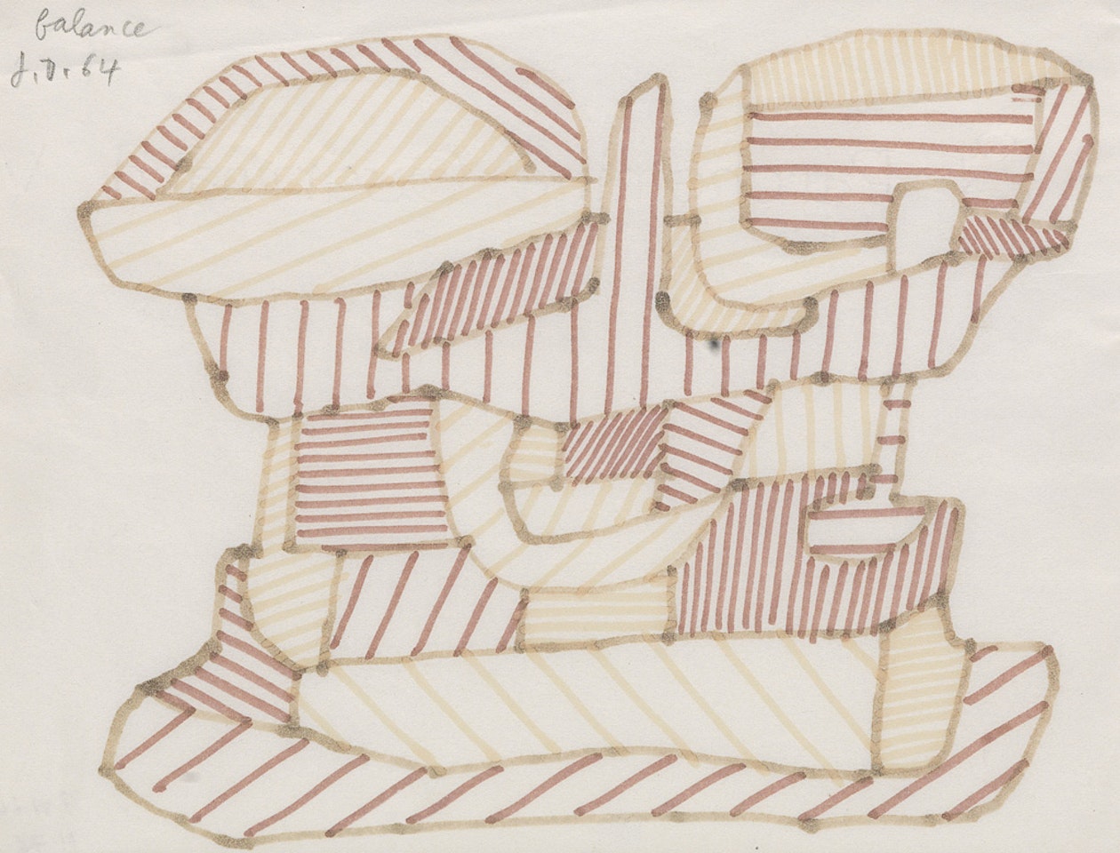 La Balance by Jean Dubuffet