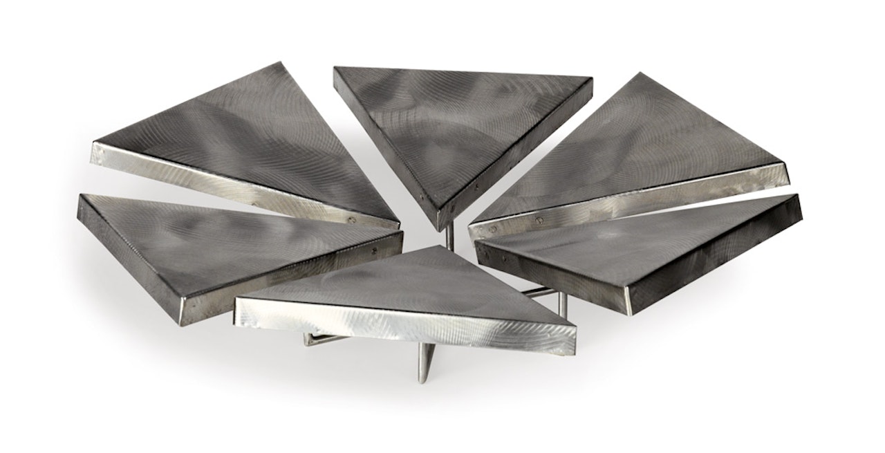 Six Triangle Hexagon III by George Rickey
