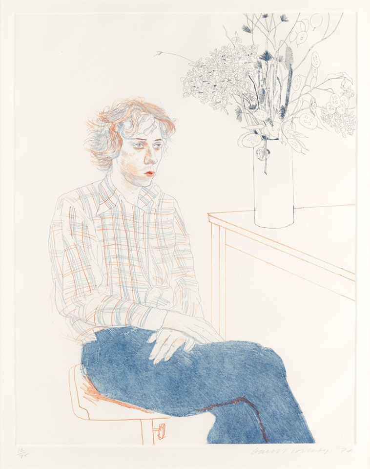 Gregory by David Hockney