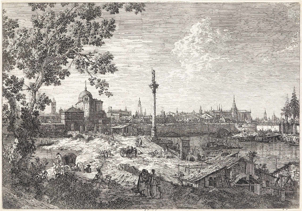 An Imaginary View Of Padua by Canaletto