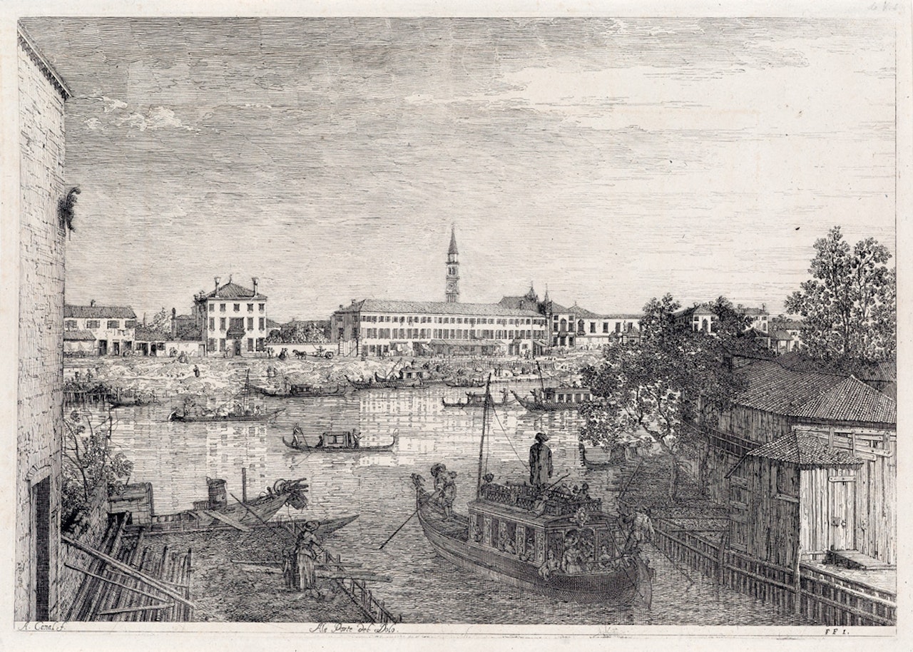 Ale Porte Del Dolo by Canaletto