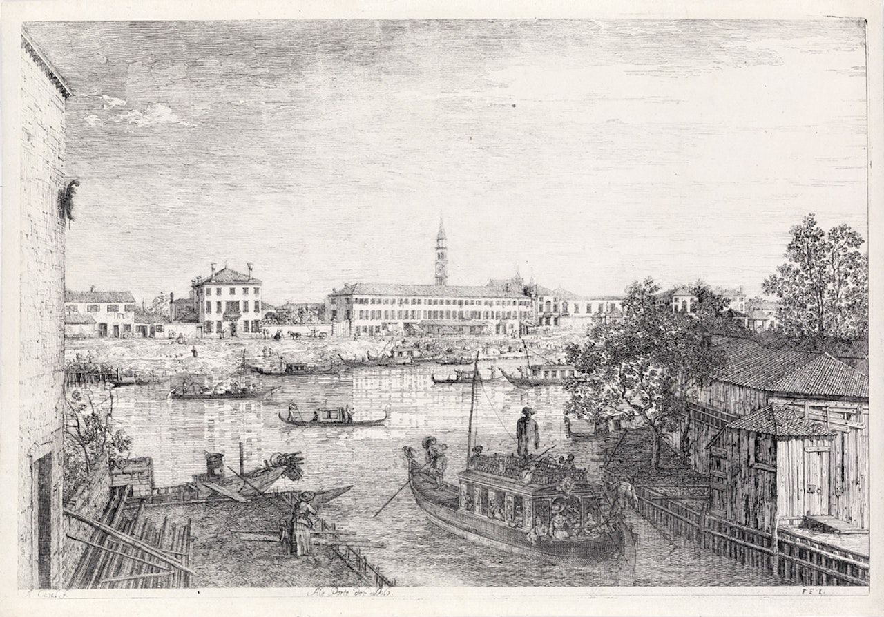 Ale Porte Del Dolo by Canaletto