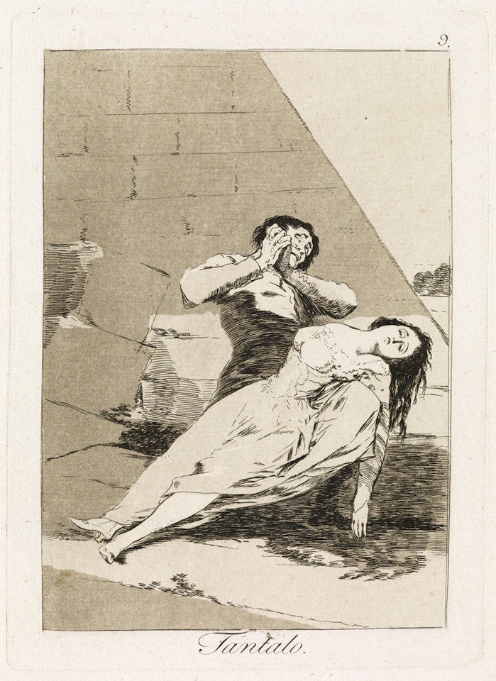 Tantalo by Francisco José de Goya