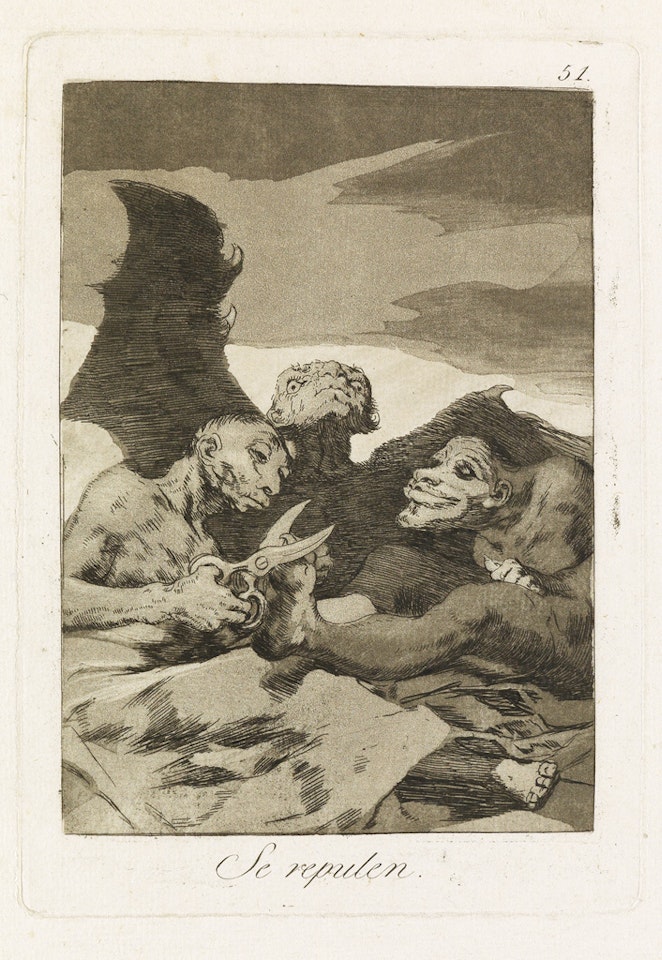 Se Repulen by Francisco José de Goya