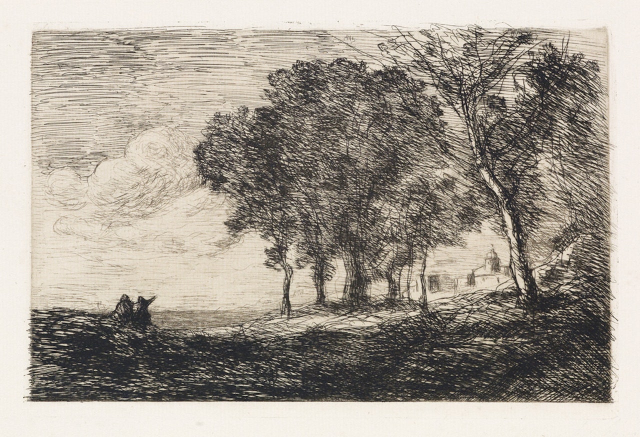 Paysage D'italie by Jean Baptiste Camille Corot