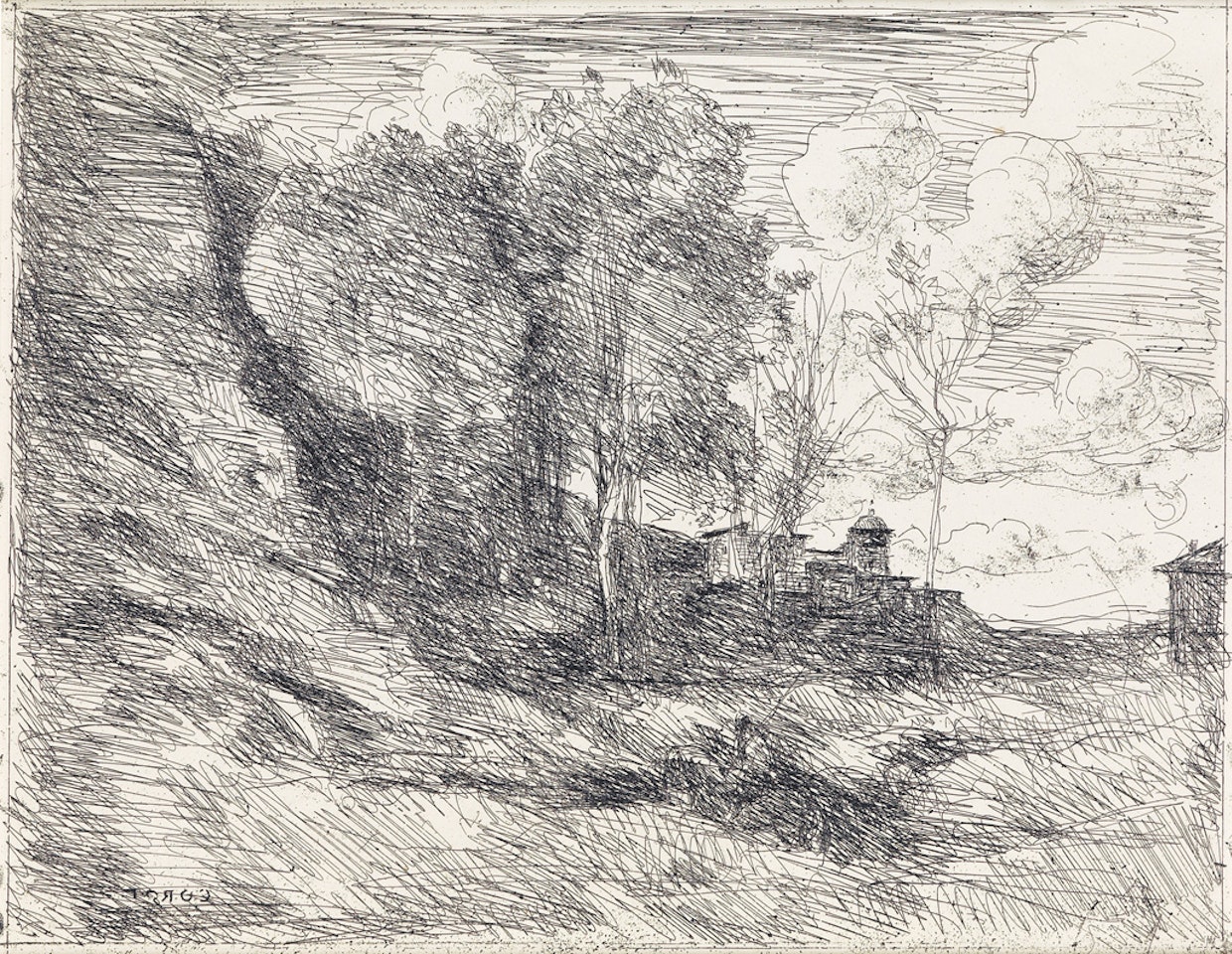 Souvenir D'ostie by Jean Baptiste Camille Corot