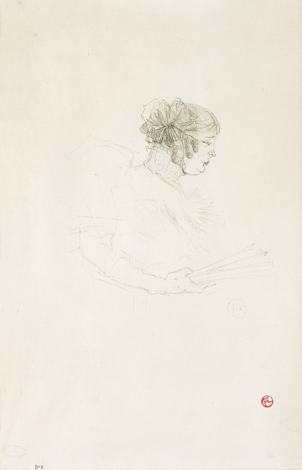 Luce Myrès, De Profil by Henri de Toulouse-Lautrec