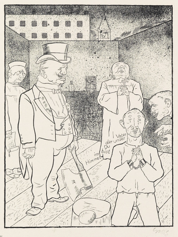 Familie * Germanentag * Trio * Das Vaterunser by George Grosz