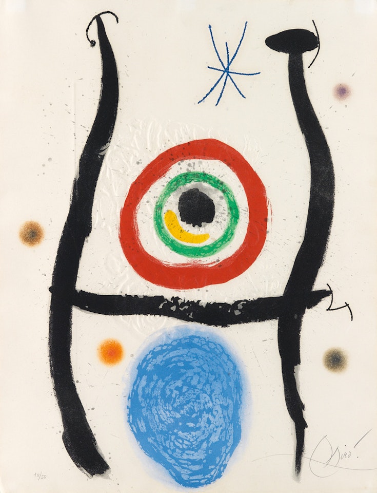 Le Bleu De La Cible by Joan Miró