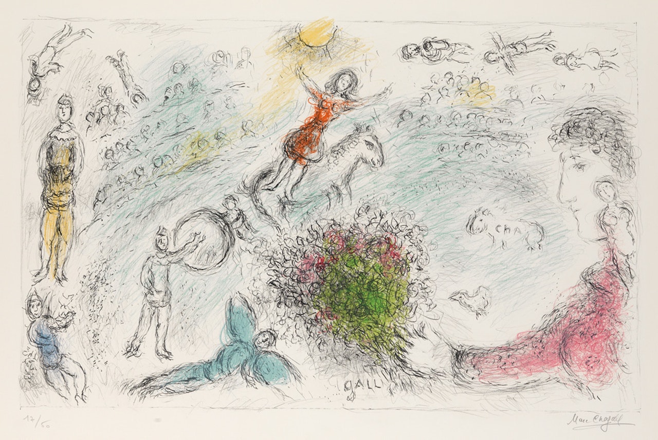 L'âme Du Cirque by Marc Chagall