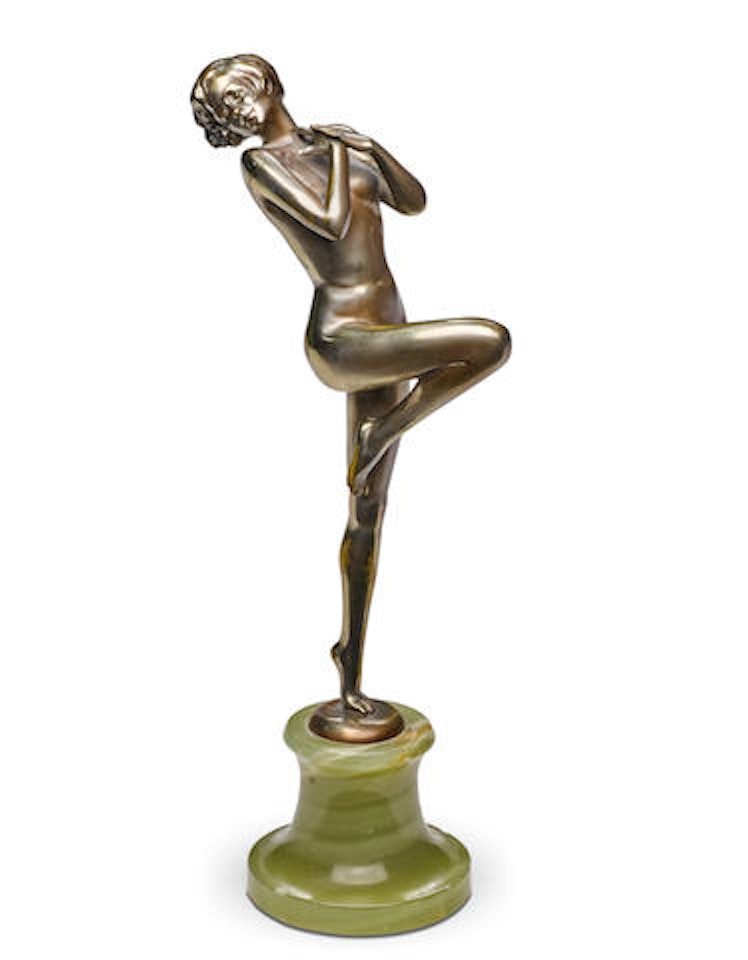 Figure of a nude by Josef Lorenzl