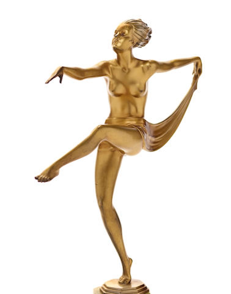 Figure of a scarf  by Josef Lorenzl