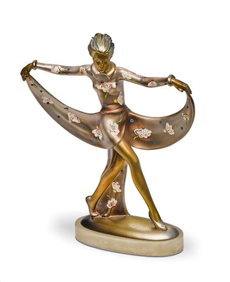 Figure of a dancer by Josef Lorenzl