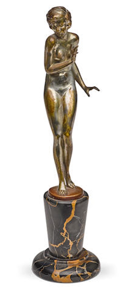 Figure of a nude by Josef Lorenzl