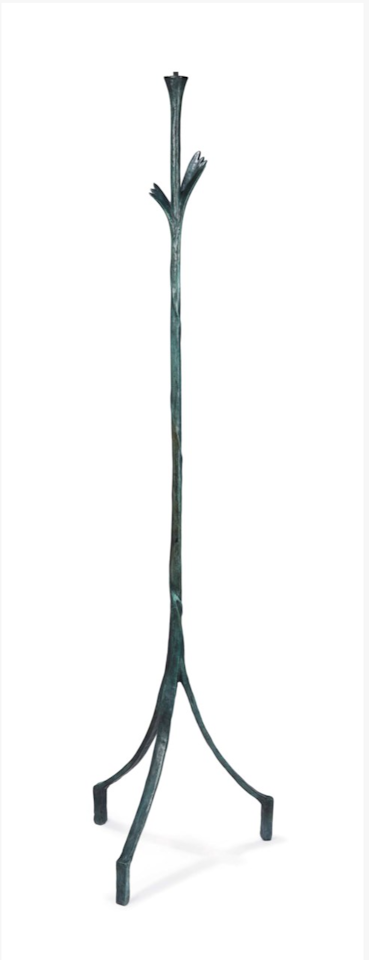 Lampadaire modèle "Feuille" by Alberto Giacometti