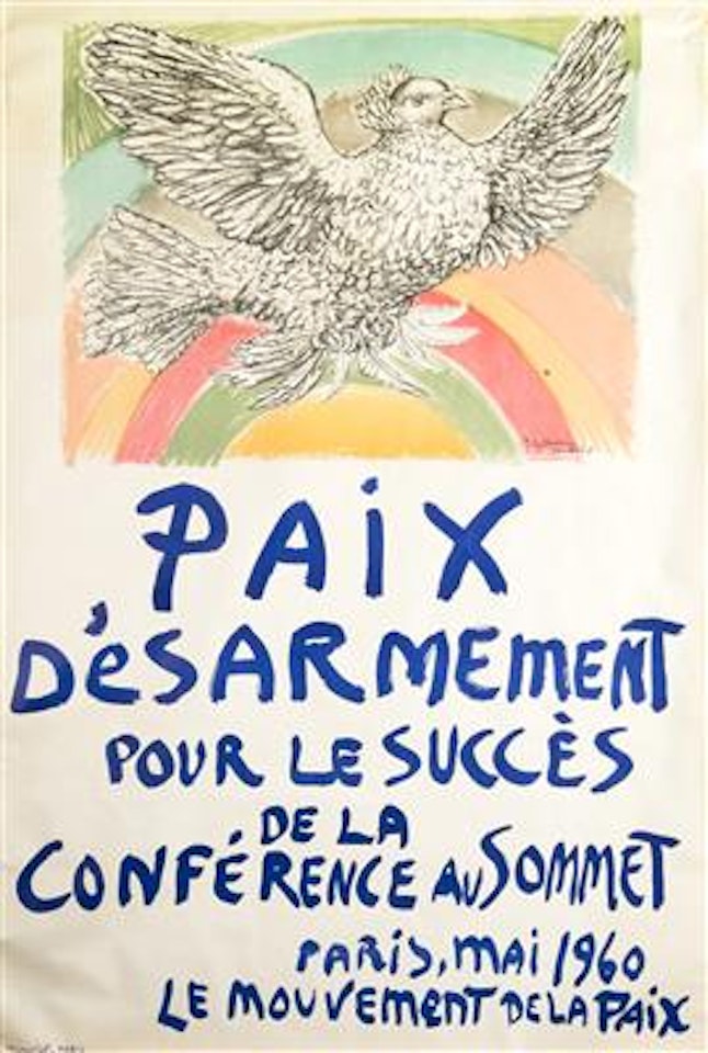 Paix Desarmement pour le succes de la Conference au Sommet by Pablo Picasso