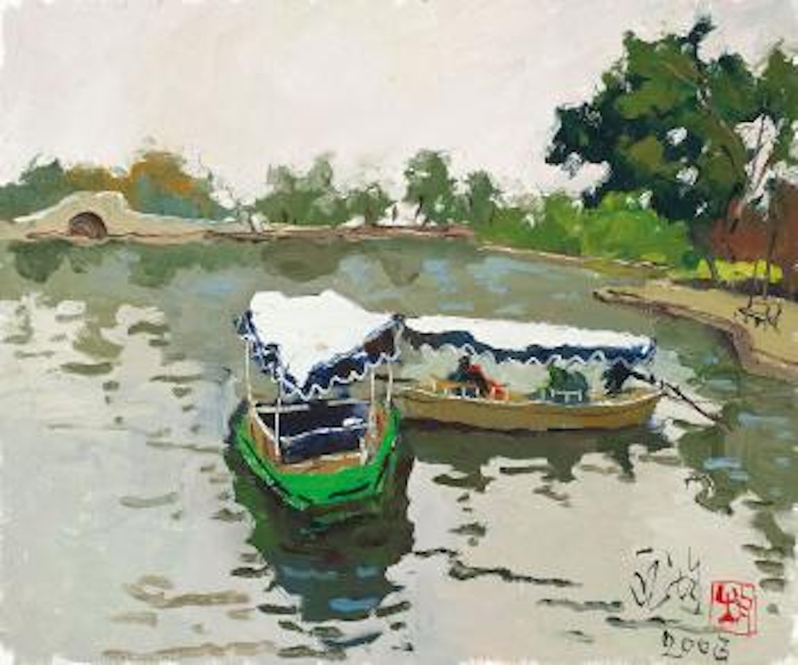 Su Causeway, West Lake by Pang Jiun