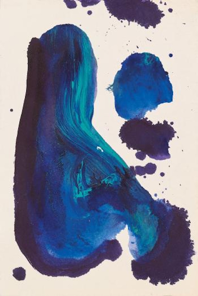 Untitled, SF90-192 by Sam Francis