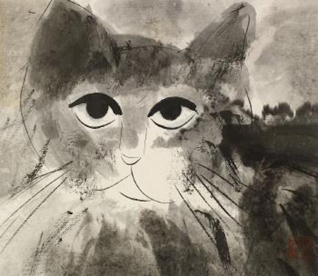 Cat by Walasse Ting