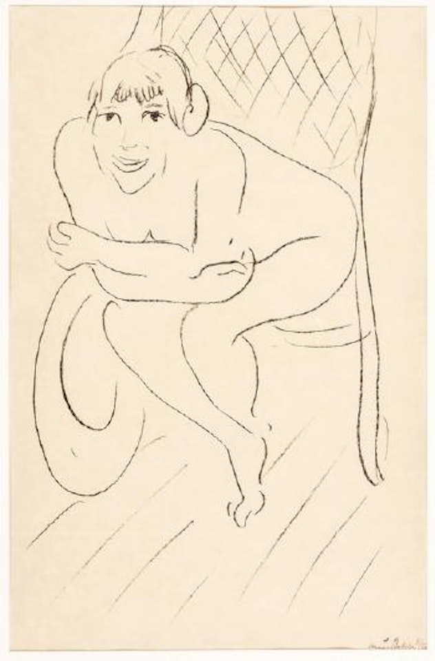 Nu au rocking chair by Henri Matisse