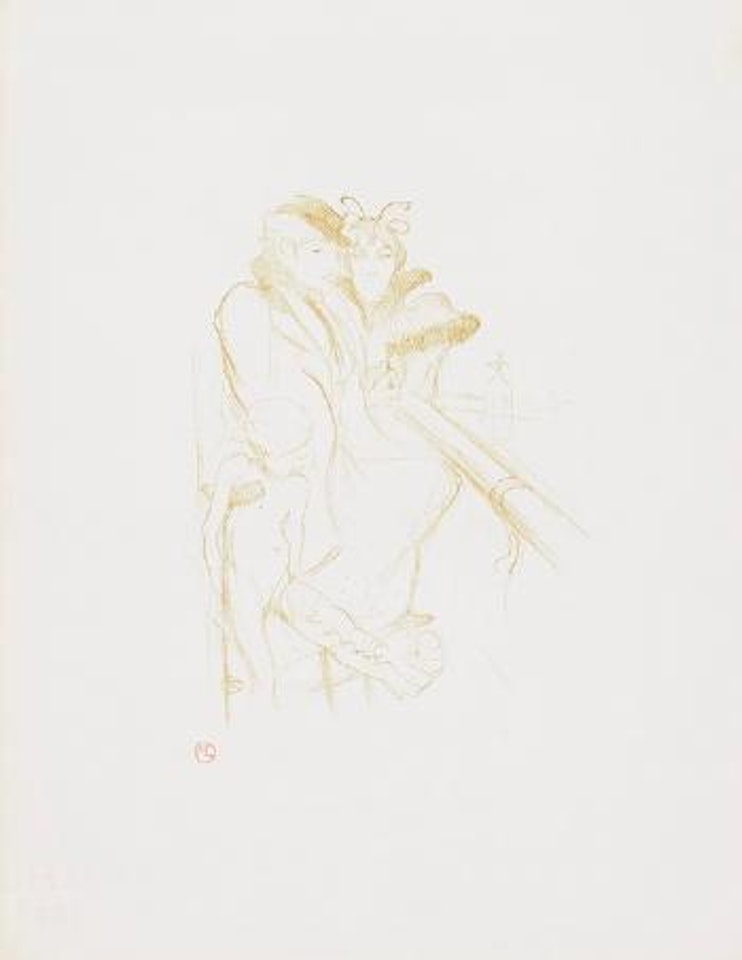 Erschöpfter Eros (Eros vanné) by Henri de Toulouse-Lautrec