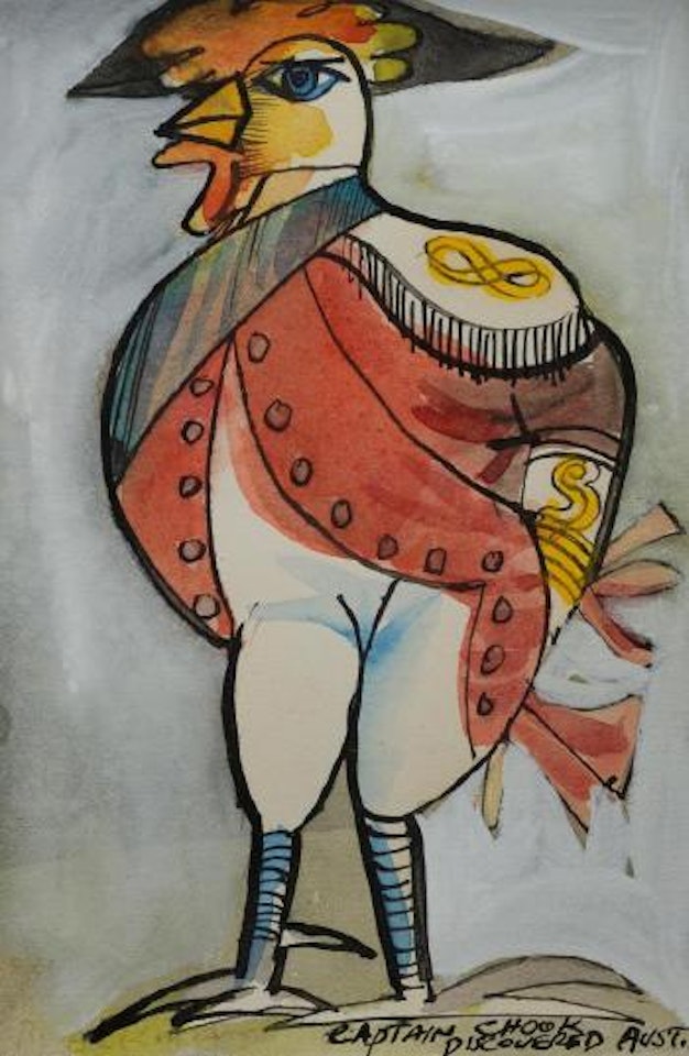 Captain Chook discovered Australia by Charles Blackman