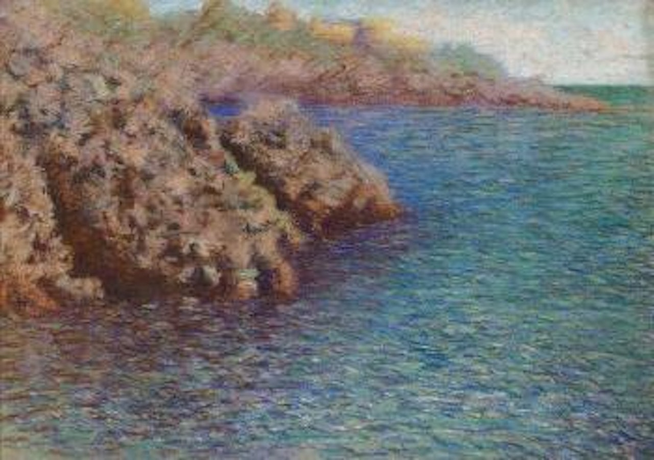 Les rochers de l’Esterel by Lucien Lévy-Dhurmer