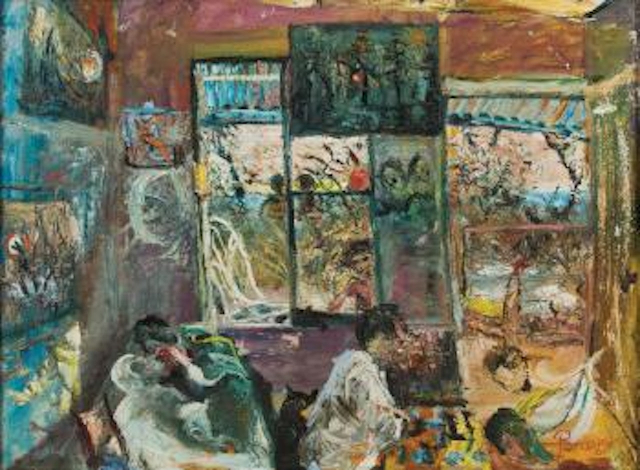 Mirka’s studio, Aspendale by John Perceval