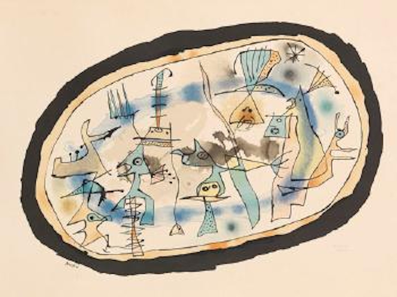 La naissance du jour by Joan Miró