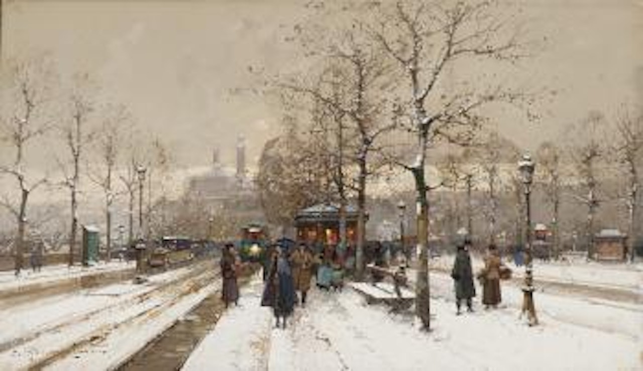 Le Trocadéro by Eugene Galien-Laloue