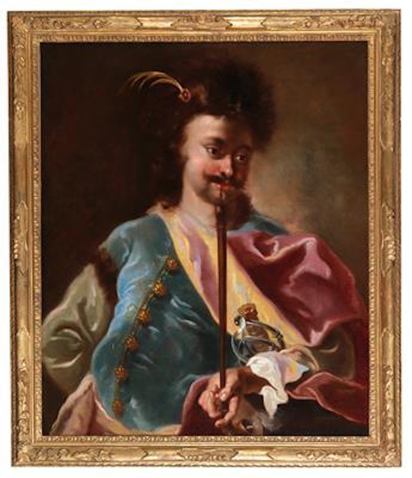 Der Pfeifenraucher by German School