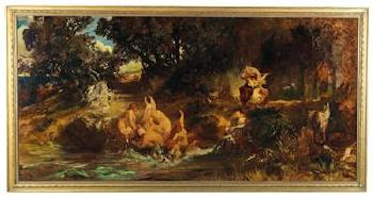 Die Nixen und der Tiger by Hans Makart