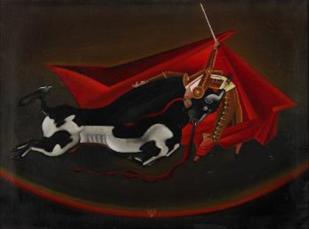 Tjurfäktning by Gosta Adrian-Nilsson