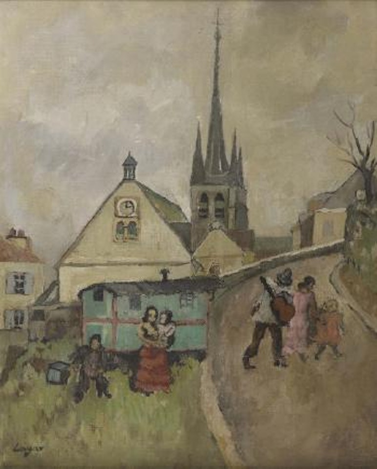 Forains à Jouy-en-Josas by Celso Lagar