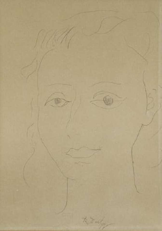 Portrait de femme by Raoul Dufy
