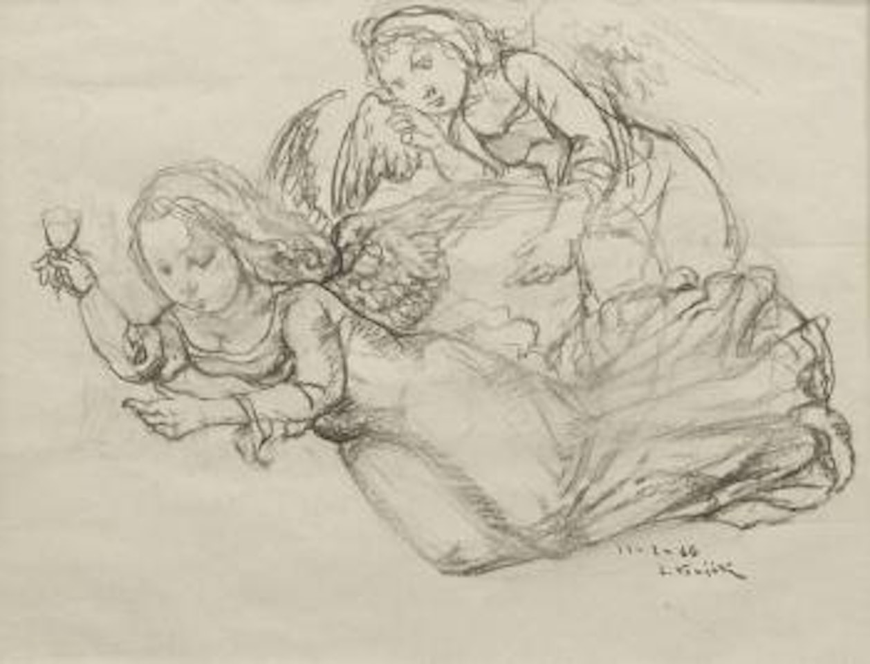 Anges by Leonard Tsuguharu Foujita