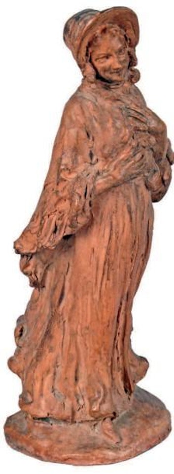 Jeune fille au châle by Honoré Daumier