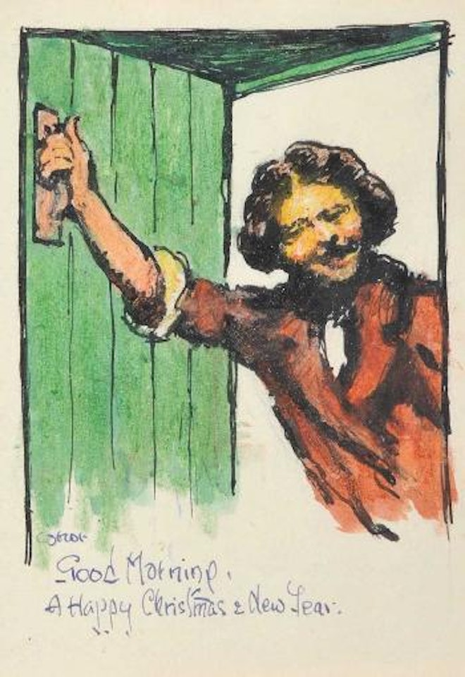 Good Morning, A Happy Christmas & New Year by William Conor