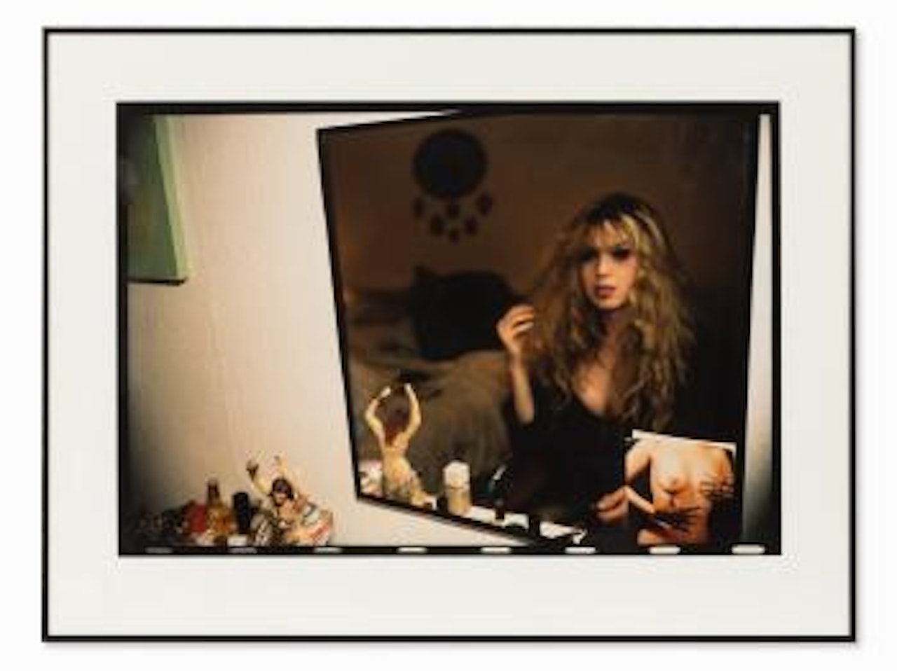 Joey at My Mirror at Hornstr. Berlin by Nan Goldin