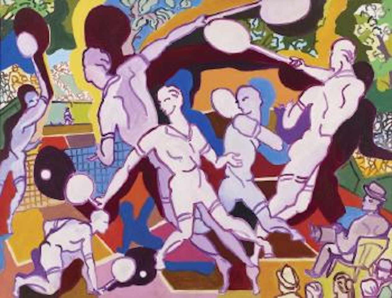 Le tennis by Charles Lapicque