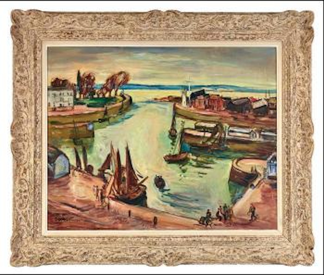Port de Honfleur by Othon Friesz