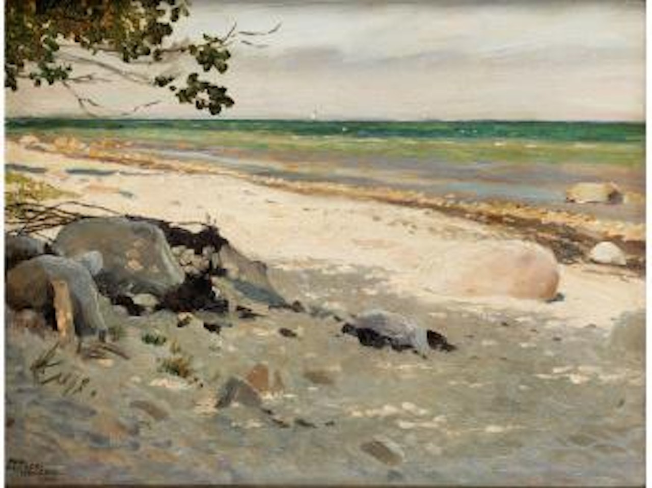 Strand Von Hellebaek by Paul Fischer