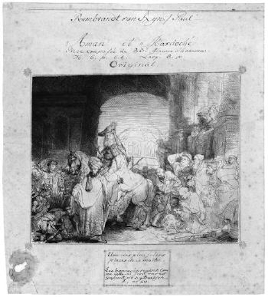 Der Triumph des Mordechai by Attributed to Rembrandt Harmensz van Rijn