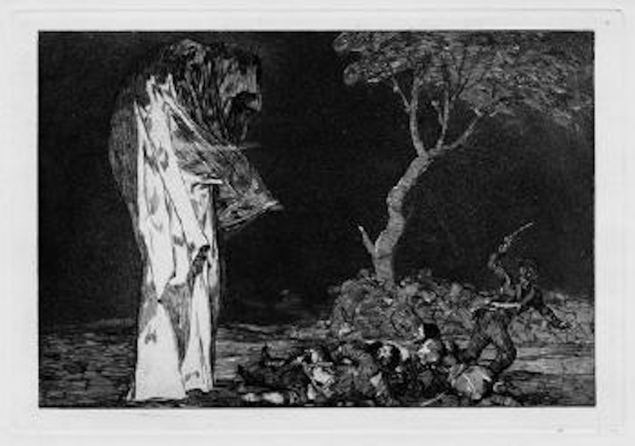 Disparate de miedo - Die Torheit der Furcht by Francisco José de Goya