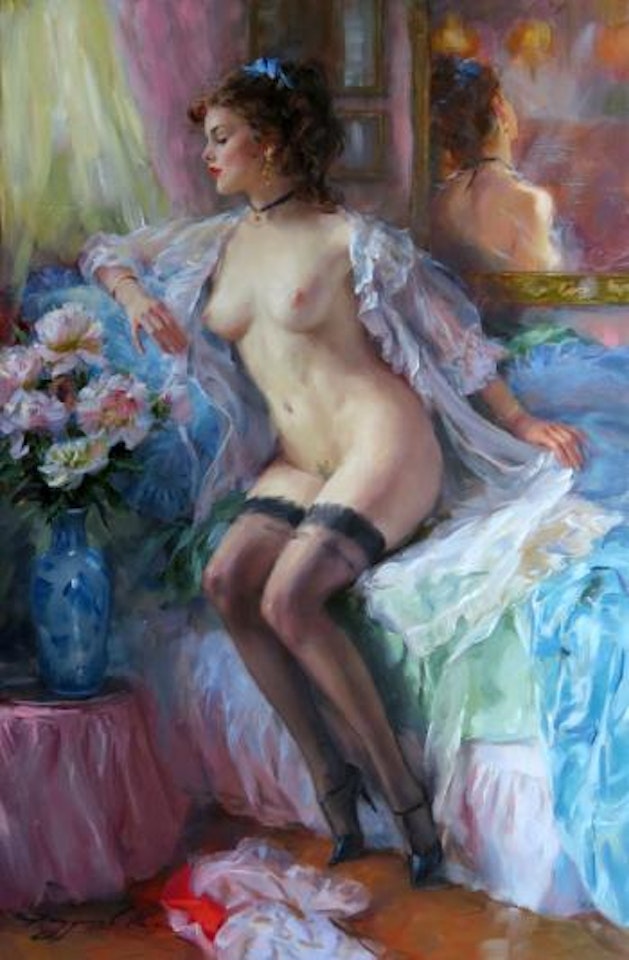 Nude in the morning by Constantin Razoumov